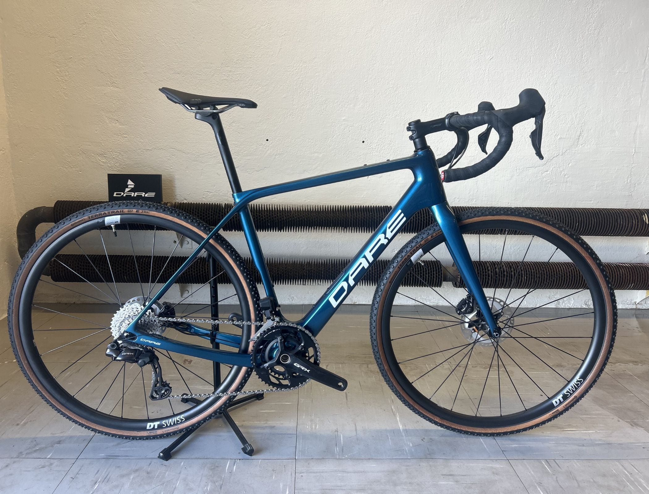 dare gravel bike GFX strl M, Shimano GRX 2x12 DI2, DT Swiss G1800 – DARE Bikes Norway SLIP HEEL CUP enhances Wanted SportBuck GmbH Lenz Heat Size:3/4